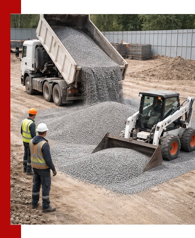 Доставка и продажа гранитного щебня фракции 0-5 в Долгопрудном