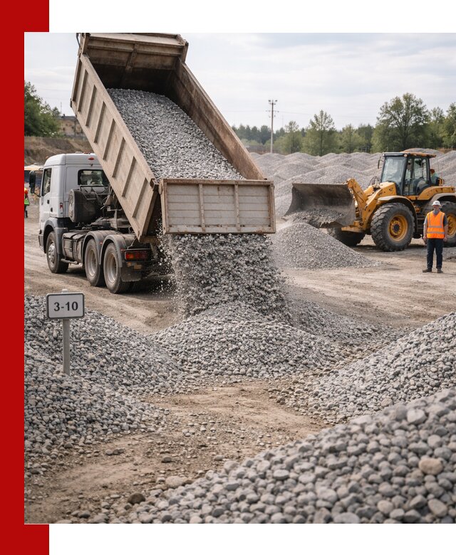 Гранитный щебень фракции 3–10: доставка и продажа в Долгопрудном