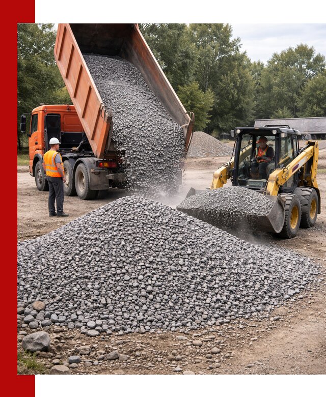 Купить гранитный щебень фракции 5–10 в Долгопрудном с доставкой
