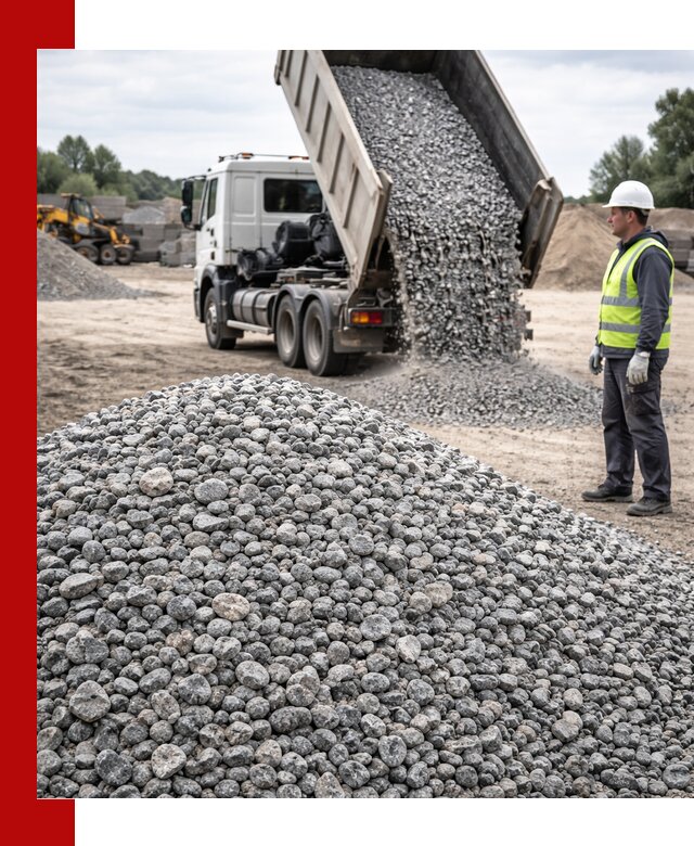 Доставка и продажа гранитного щебня фракции 5-20 в Долгопрудном