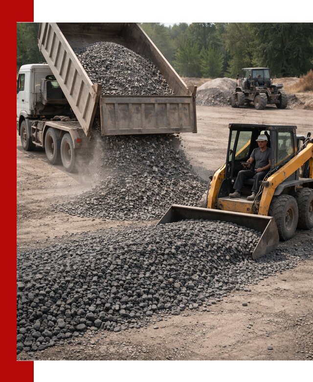 Гранитный щебень фракция 40-70 с доставкой в Долгопрудном