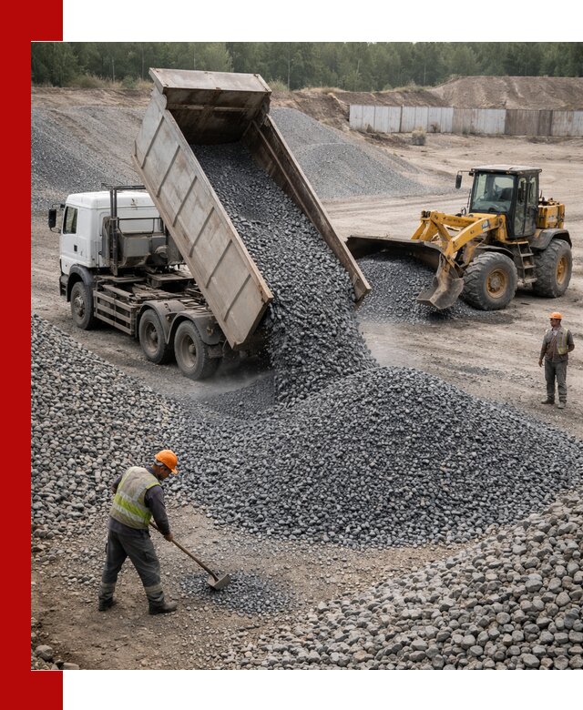 Щебень габбро-диабаз фр. 5-20 с доставкой в Долгопрудном