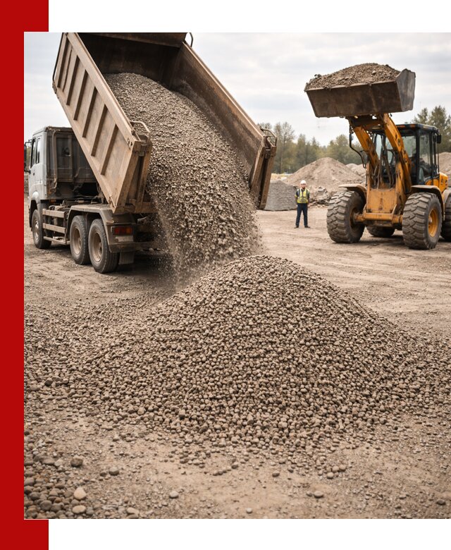 Гравийный щебень фракция 3–10 с доставкой в Долгопрудном