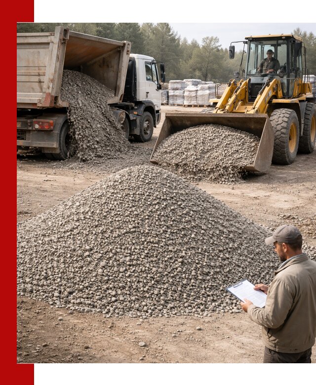 Гравийный щебень фракция 5–10 с доставкой в Долгопрудном
