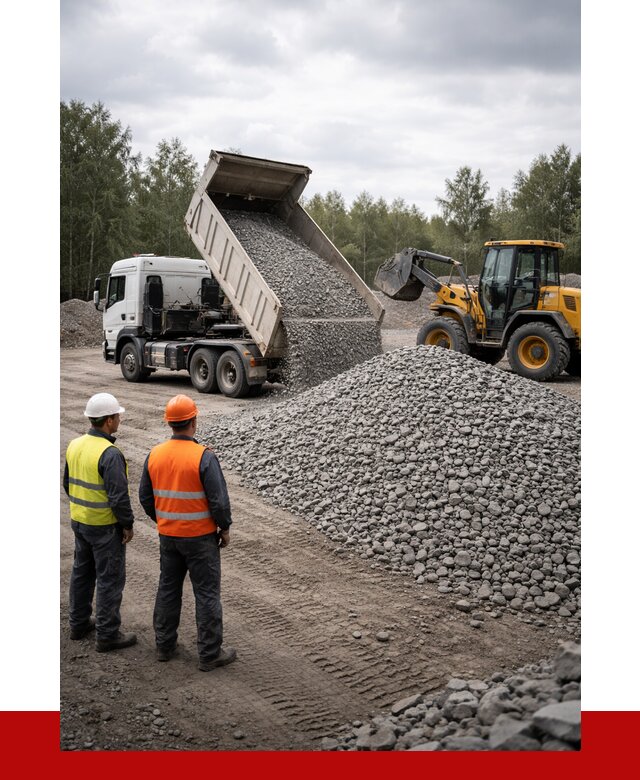 Гравийный щебень фракция 40-70 в Долгопрудном от 9639р | ПРОНЕРУДДлг