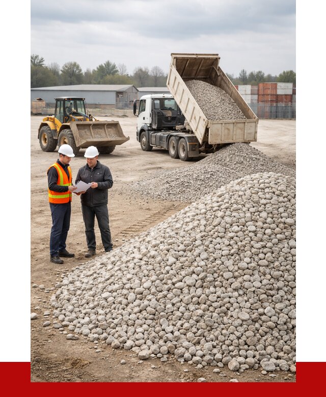 Известняковый щебень в Долгопрудном от 1420 р. доставка | ПРОНЕРУДДлг
