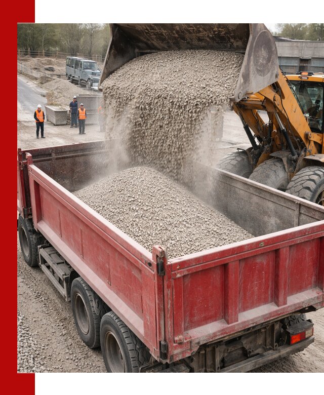 Купить известняковый щебень фракции 0-5 с доставкой в Долгопрудном