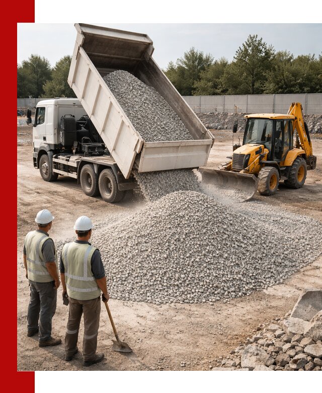 Купить известняковый щебень фракции 5–10 мм с доставкой в Долгопрудном