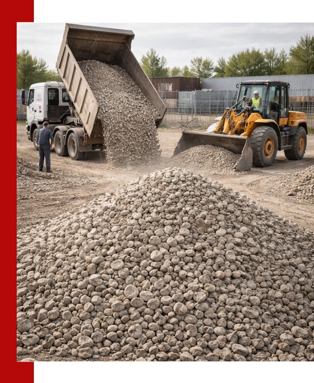 Доломитовый щебень фракции 20–41 с доставкой в Долгопрудном