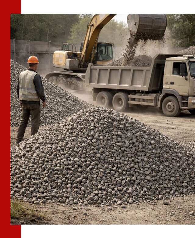 Шлаковый щебень фракция 5-20 с доставкой в Долгопрудном