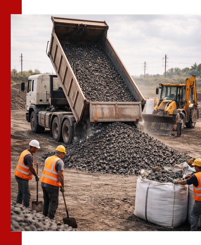 Шлаковый щебень фракция 40-70 с доставкой в Долгопрудном