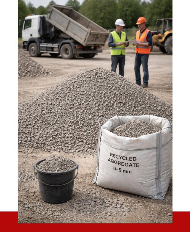 Вторичный щебень фракция 0-5 в Долгопрудном от 1623 р. ПРОНЕРУДДлг