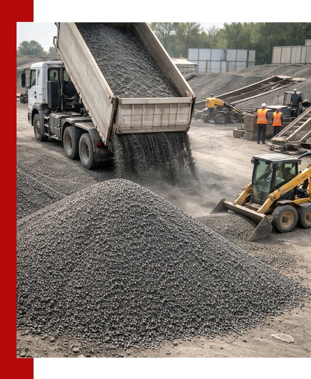 Вторичный щебень фракция 0–5 с доставкой в Долгопрудном
