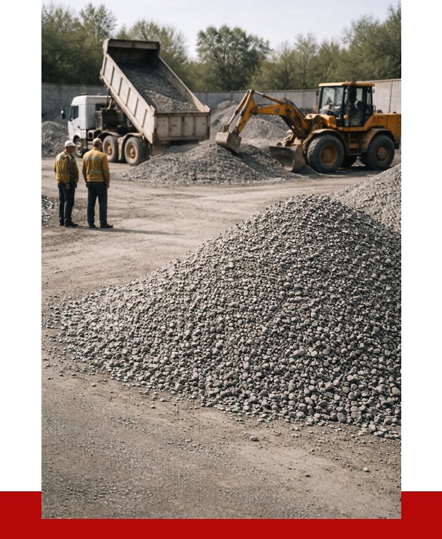 Вторичный щебень фр. 5-20 в Долгопрудном от 1623 р. - ПРОНЕРУДДлг