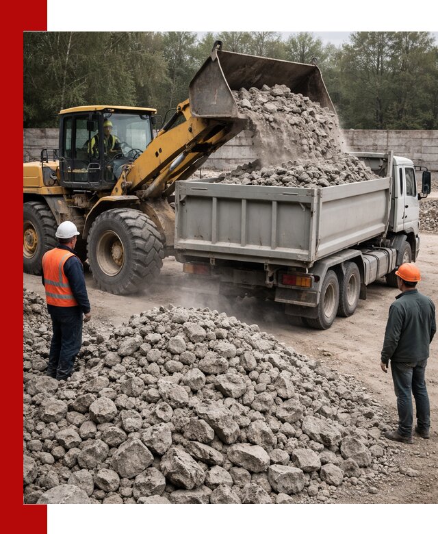 Вторичный щебень фракция 70–150 в Долгопрудном с доставкой