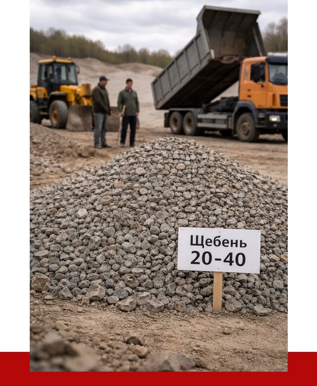 Бетонный щебень фракция 20-40 в Долгопрудном от 2486 р. | ПРОНЕРУДДлг