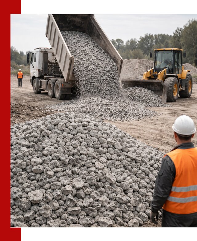 Доставка бетонного щебня фракции 20-40 в Долгопрудном