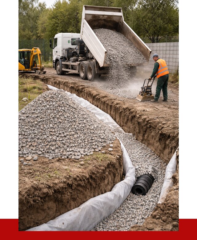 Щебень для дренажа в Долгопрудном от 1877 р., ПРОНЕРУДДлг доставка