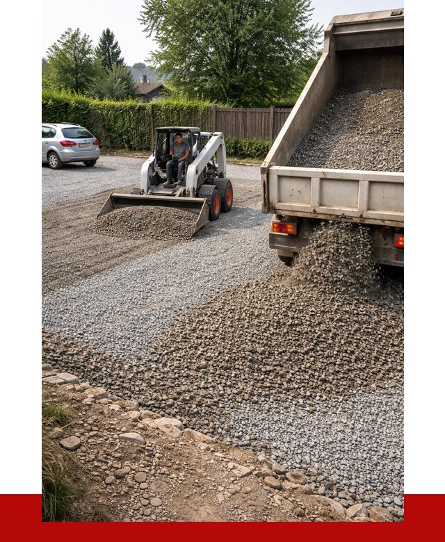 Щебень для парковки в Долгопрудном с доставкой от 1218 р.| ПРОНЕРУДДлг