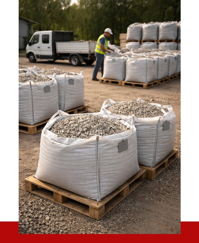 Щебень в мешках с доставкой в Долгопрудном от 4261 р. | ПРОНЕРУДДлг