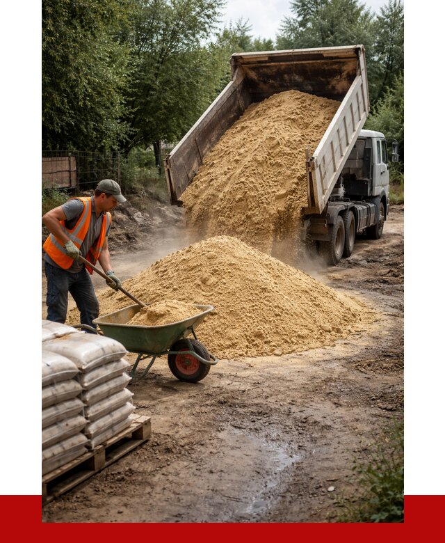 Купить песок с доставкой в Долгопрудном от 1826 р. | ПРОНЕРУДДлг