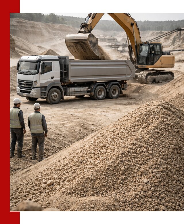 Карьерный крупнозернистый песок с доставкой в Долгопрудном