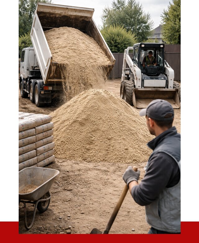 Мытый речной песок с доставкой в Долгопрудном от 1471 р. | ПРОНЕРУДДлг