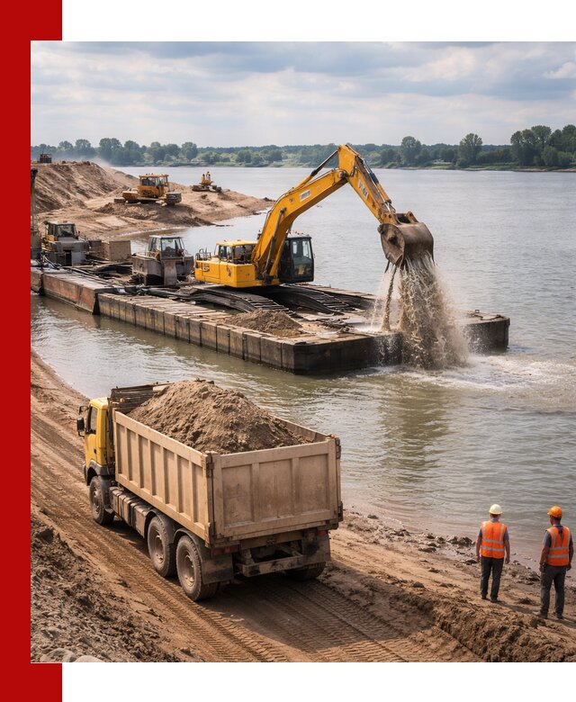 Намывной песок с доставкой в Долгопрудном оптом и в розницу