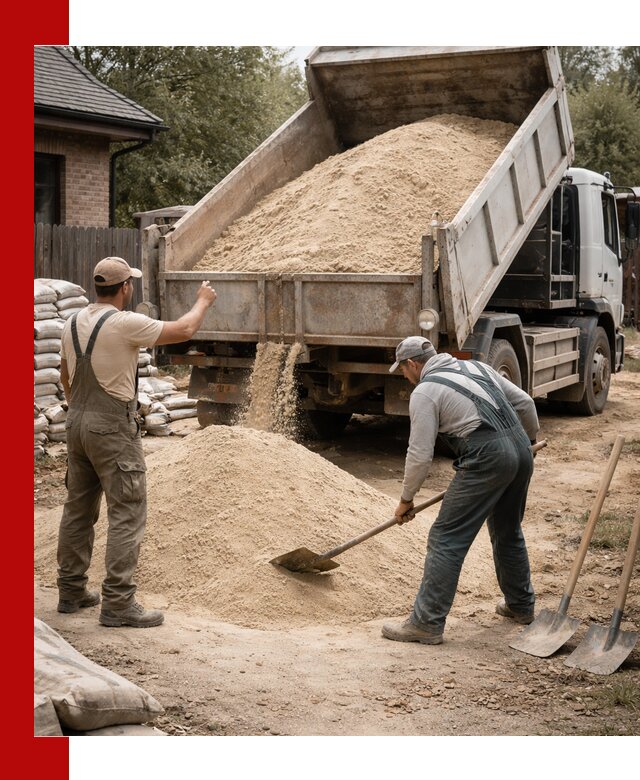 Песок для штукатурки с доставкой в Долгопрудном качественный и чистый