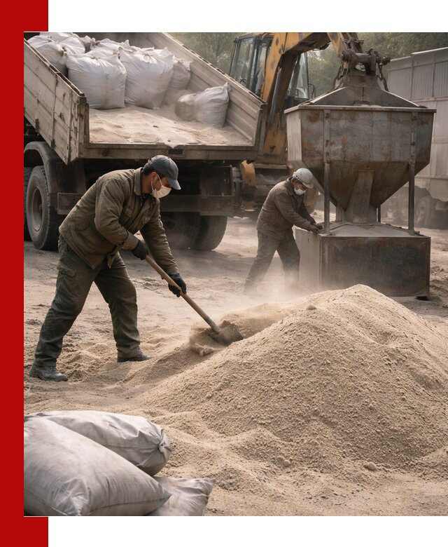 Кварцевый песок для пескоструя в Долгопрудном — доставка и качество