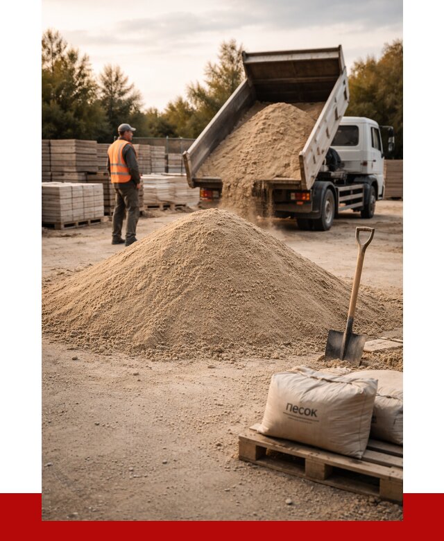 Купить сухой песок в Долгопрудном с доставкой от 2435 р. | ПРОНЕРУДДлг