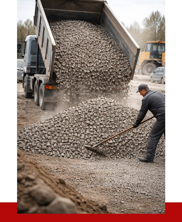 Гравий фракция 20-40 в Долгопрудном от 2537 р. доставка | ПРОНЕРУДДлг