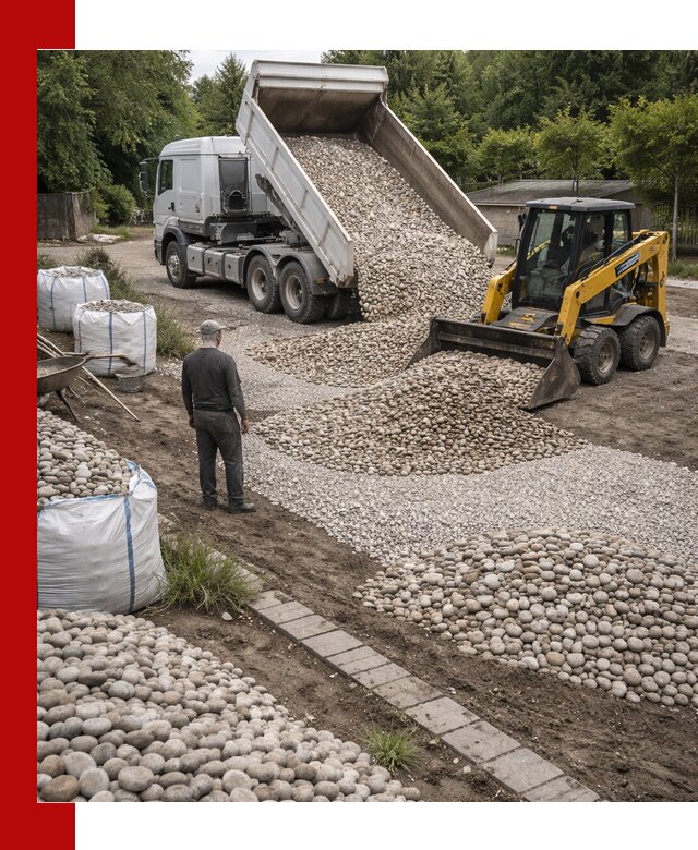 Доставка морской гальки оптом и в розницу в Долгопрудном