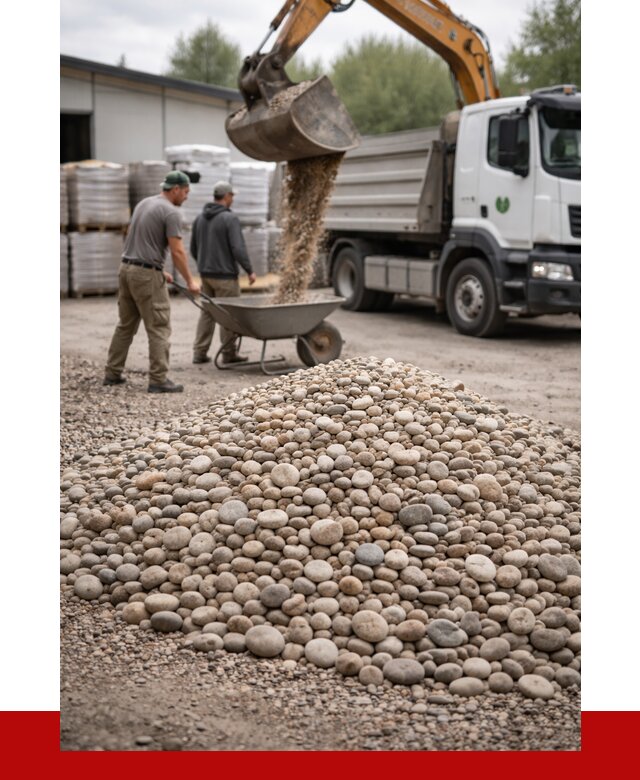 Галька декоративная в Долгопрудном от 3247 р. за куб | ПРОНЕРУДДлг