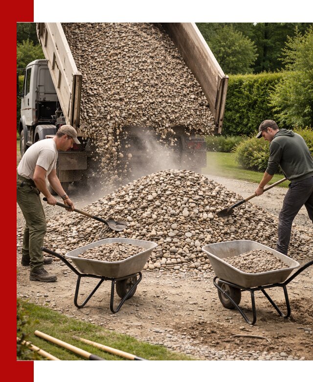 Доставка и продажа декоративной гальки в Долгопрудном