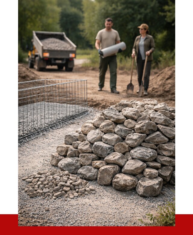 Камень для габионов фракция 100-200 в Долгопрудном от 4870 р. | ПРОНЕРУДДлг