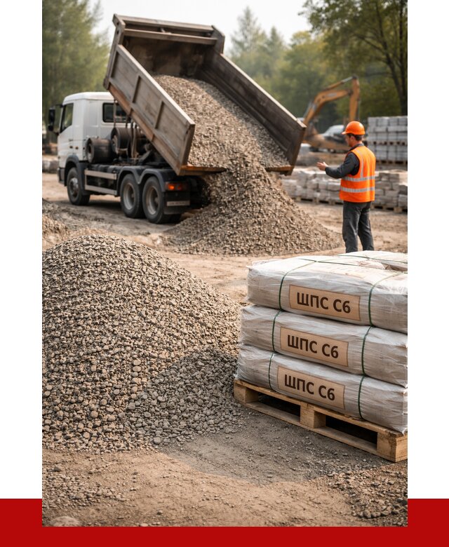 ЩПС С6 в Долгопрудном с доставкой от 2232 р. за куб | ПРОНЕРУДДлг