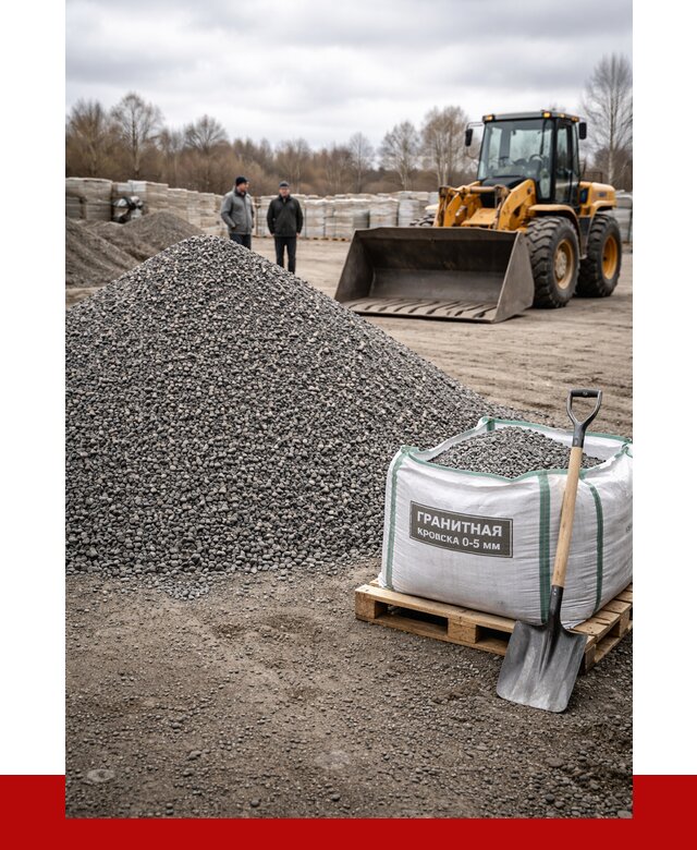 Купить гранитную крошку в Долгопрудном от 4870 р. с доставкой | ПРОНЕРУДДлг