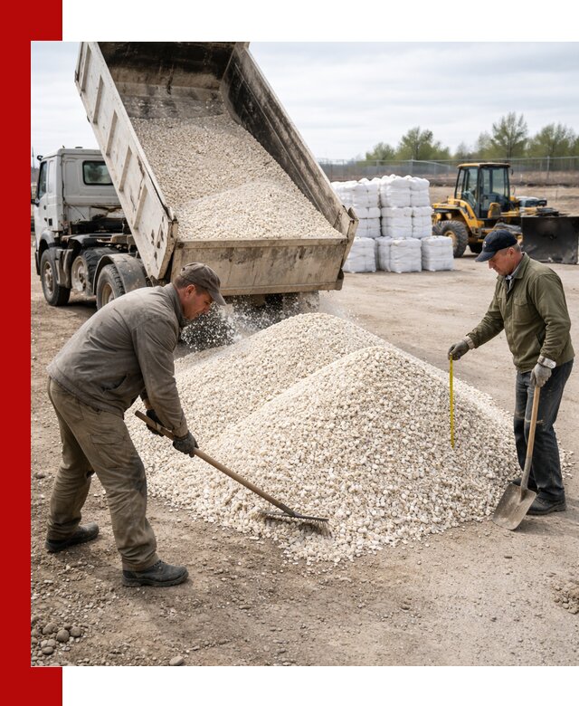 Мраморная крошка с доставкой и разгрузкой в Долгопрудном
