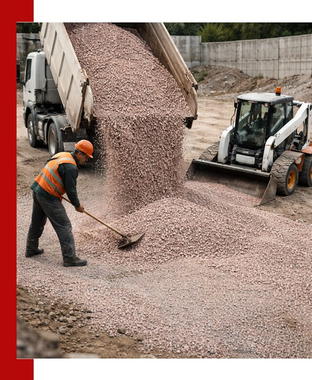Крошка розовый гранит с доставкой в Долгопрудном от производителя
