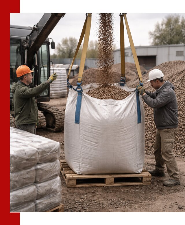 Керамзит в биг-бегах с доставкой в Долгопрудном