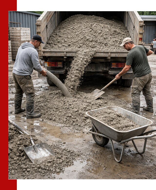 Цементно-песчаная смесь М150 доставка в Долгопрудном