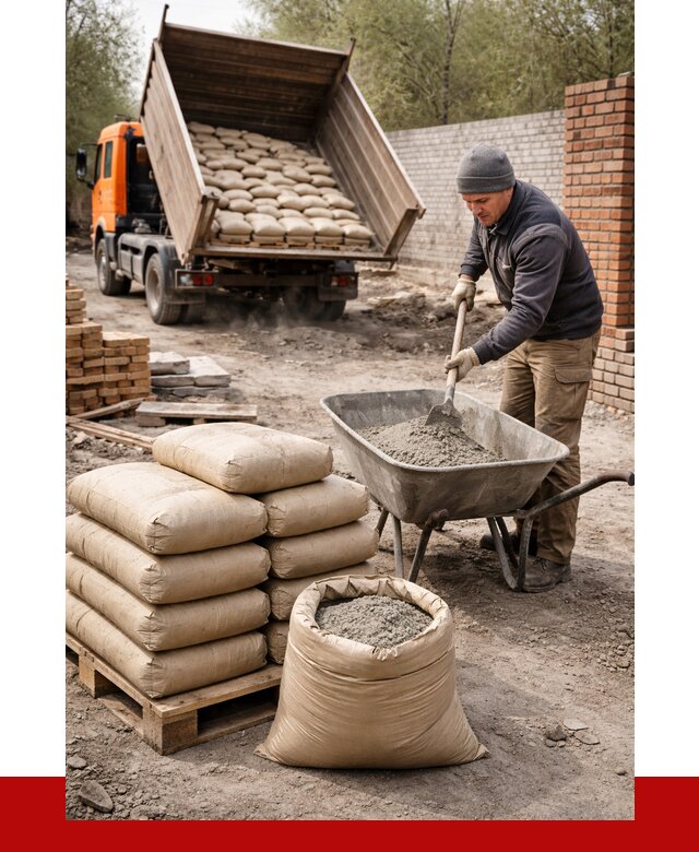 Купить сухую смесь для кладки в Долгопрудном от 1218 р. | ПРОНЕРУДДлг