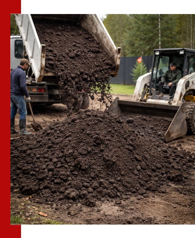 Плодородный грунт с доставкой в Долгопрудном для садов и огородов