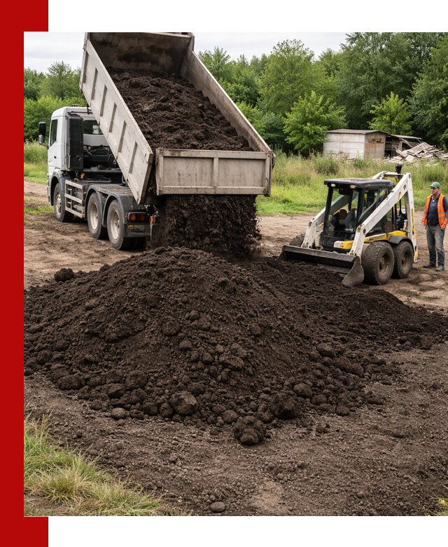 Поставка плодородной земли с доставкой самосвалом в Долгопрудном