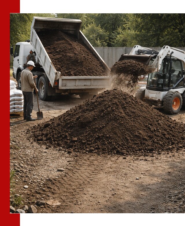 Доставка растительного грунта в Долгопрудном от производителя оптом и в розницу