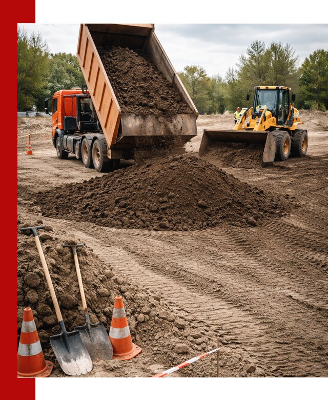 Поставка и доставка планировочного грунта в Долгопрудном
