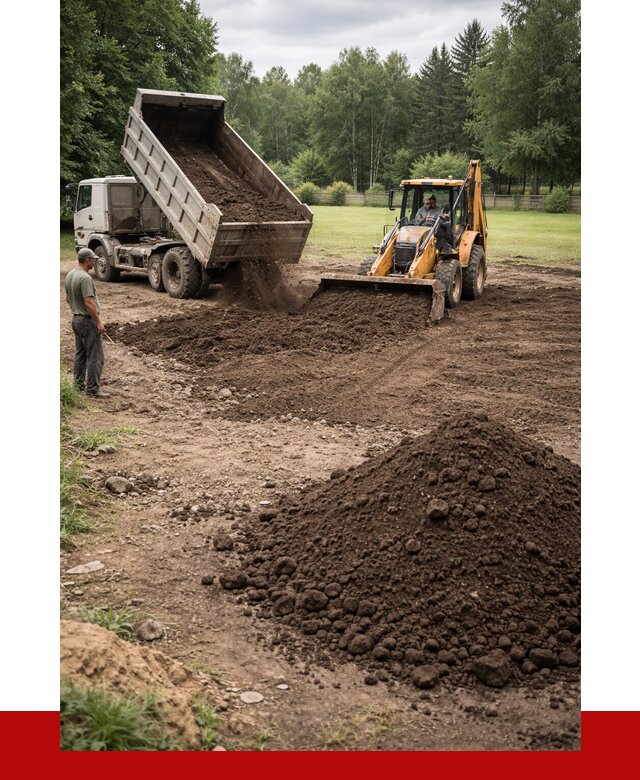 Грунт для выравнивания участка в Долгопрудном от 1218 р. | ПРОНЕРУДДлг
