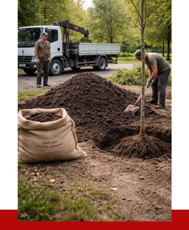Грунт для посадки деревьев в Долгопрудном от 1218 р. | ПРОНЕРУДДлг