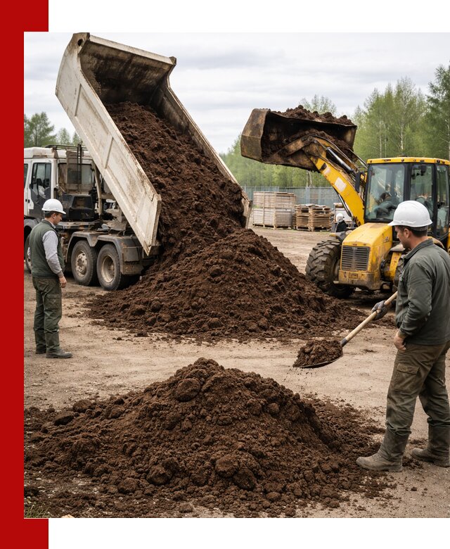 Доставка торфа оптом и в мешках в Долгопрудном